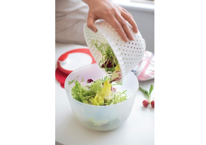 Secador de Salada  branco, Coleção_Como Um Chef, Cor_Branco, Cor_Vermelho, Preço_25€ - 50€, vermelho €46 Tupperware | Alana