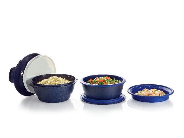 Micro Urban de 3L  azul, Coleção_Cozinhar no Micro-ondas, Cor_Azul, Cor_Preto, preto, Preço_100€ + €119 Tupperware | Alana