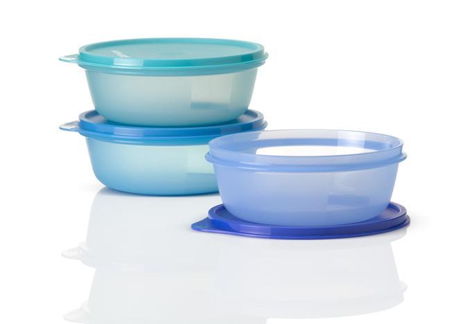 Tigelas Espaciais 600 ml (3 un)  azul, Coleção_Conservação no Frigorífico, Cor_Azul €26 Tupperware | Alana