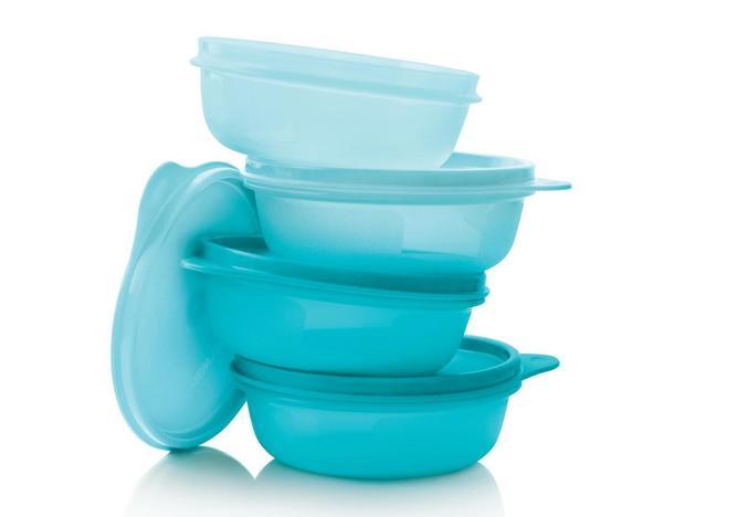 Tigelas Espaciais 300 ml (4 un)  azul, Coleção_Conservação no Frigorífico, Cor_Azul, Preço_0€ - 25€, Preço_25€ - 50€ €22 Tupperware | Alana