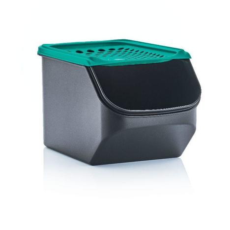 Tulha das Cebolas de 3 l  Coleção_Utensílios de Cozinha, Cor_Preto, Cor_Verde, preto, Preço_0€ - 25€, turquesa €22.5 Tupperware | Alana