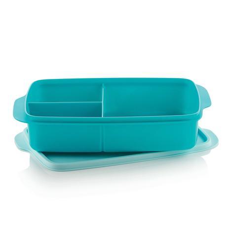 Snack com Divisórias  azul, Coleção_Para Transportar, Cor_Azul, Preço_0€ - 25€ €14.5 Tupperware | Alana