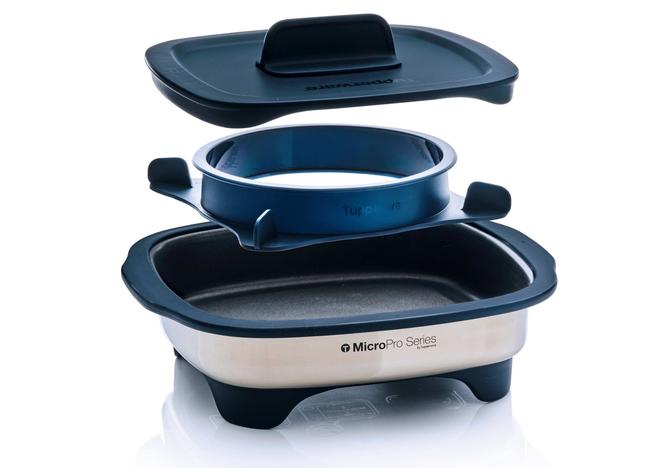 MicroPro Grill + MicroPro Ring  azul, Coleção_Aquecer no Micro-ondas, Coleção_Cozinhar no Micro-ondas, Coleção_Grelhar no Micro-ondas, Coleção_Novidades, Coleção_Promoções, Cor_Azul, Preço_100€ + €225 Tupperware | Alana